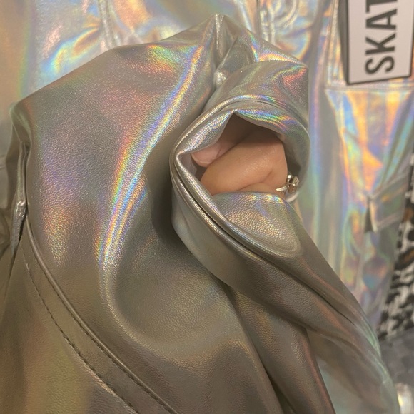 ALMOST FAMOUS METALLIC CARGO SKATER PANTS - Picture 14 of 14